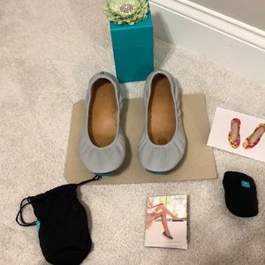 Cool grey Tieks size 9. Purchased June 10, 2020!
